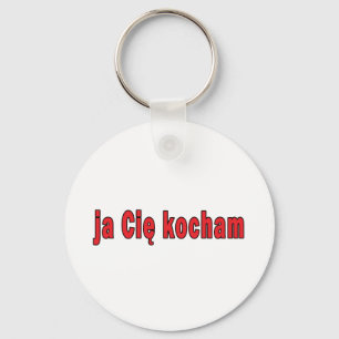 ja Cie kocham - jag Kärlek You Nyckelring
