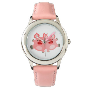 JA! Cute Tecknad Grisar Watch Armbandsur
