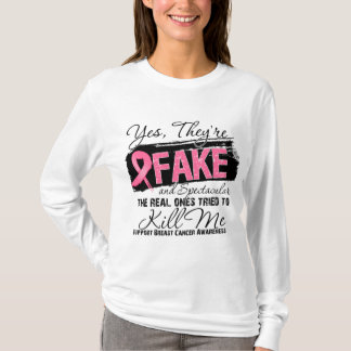 Ja, deras fenor och spektakulära - bröstcancer tee shirt