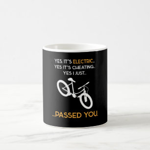 Ja, det är Electric E Bike Biker Kaffemugg