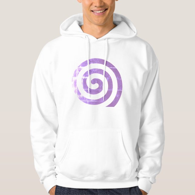 Ja, Det Är Så Med En Långärmad Vit Hoodie (Framsida)