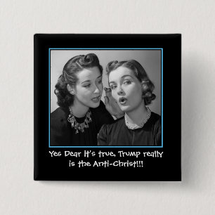 Ja, det är sant, Trump är antiKristus Knapp