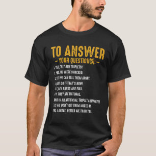 Ja, det är tripplingar som matchar den äldsta Roli T Shirt