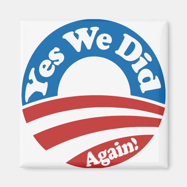 Ja, det gjorde vi igen! magnet (Framsidan)