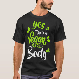 Ja, det här är en Vegan Body Natural Bodybuilding T Shirt