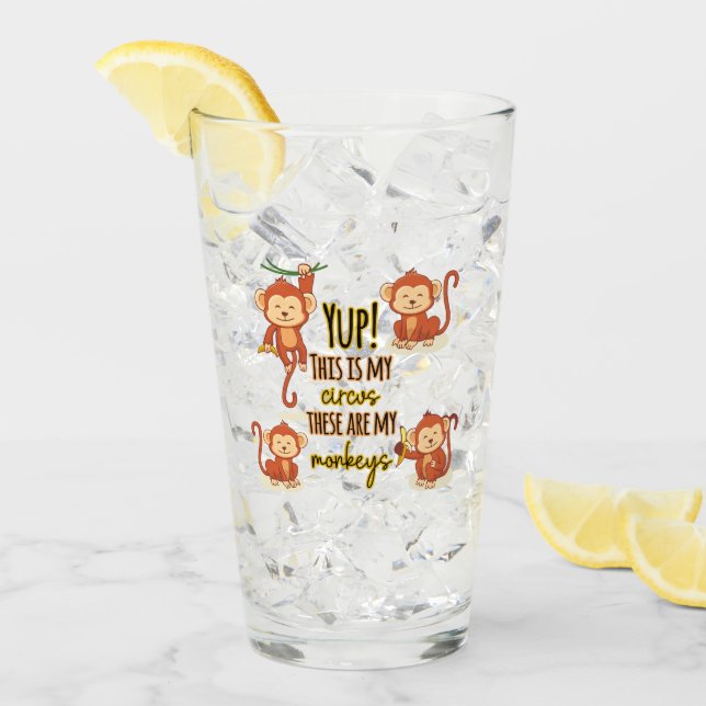 Ja! Det här är mina fyra apor Glaskopp (Framsida Ice)