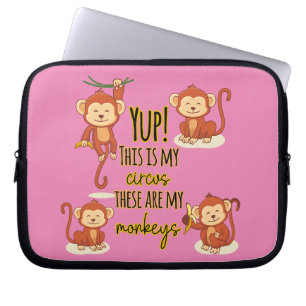Ja! Det här är mina fyra apor Laptop Fodral