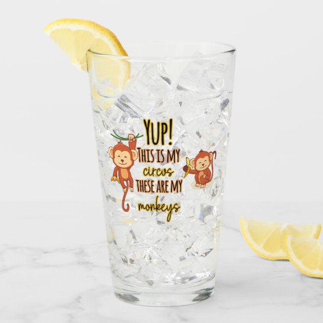 Ja! Det här är mina två apor. Glaskopp (Framsida Ice)