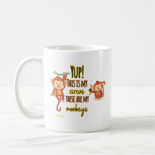 Ja! Det här är mina två apor. Kaffemugg