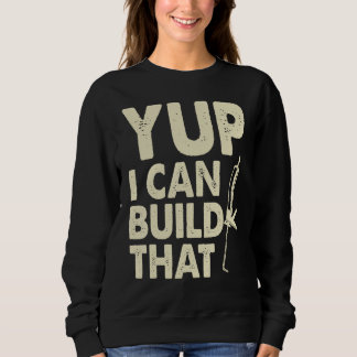 Ja, det kan jag bygga Fugapistol för hantverkare T Shirt