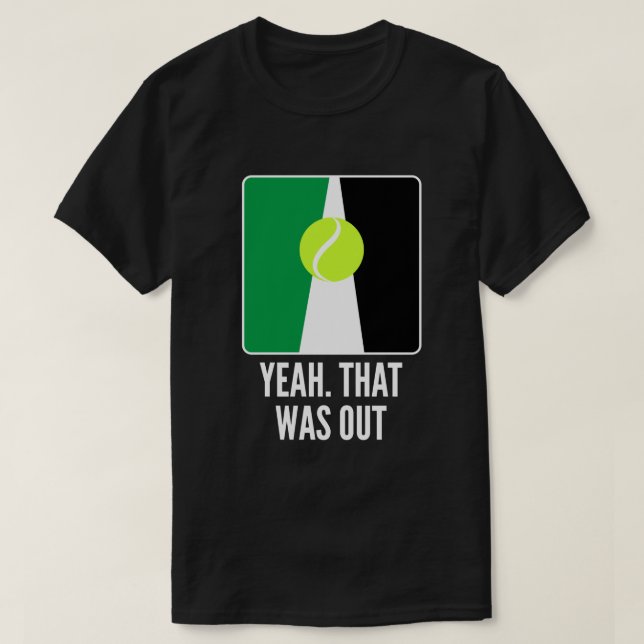Ja. Det var rena gåvor till tennisspelare T Shirt (Design framsida)
