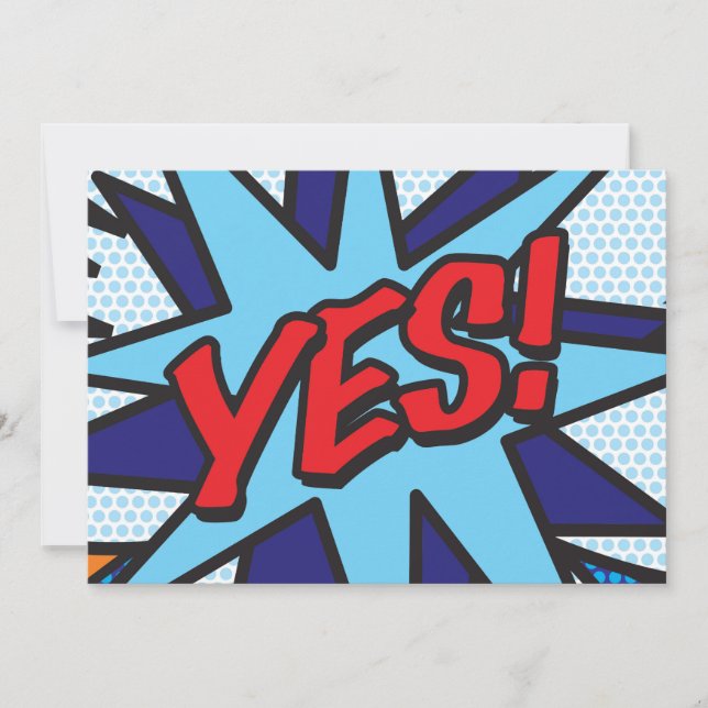 JA Din Meddelande Talbubbla Kul Retro (Framsida)