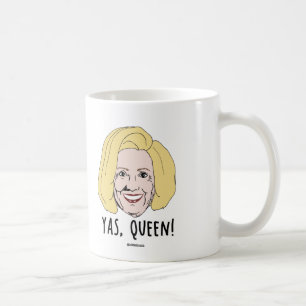 Ja Drottning - Politikläder Humor - Kaffemugg