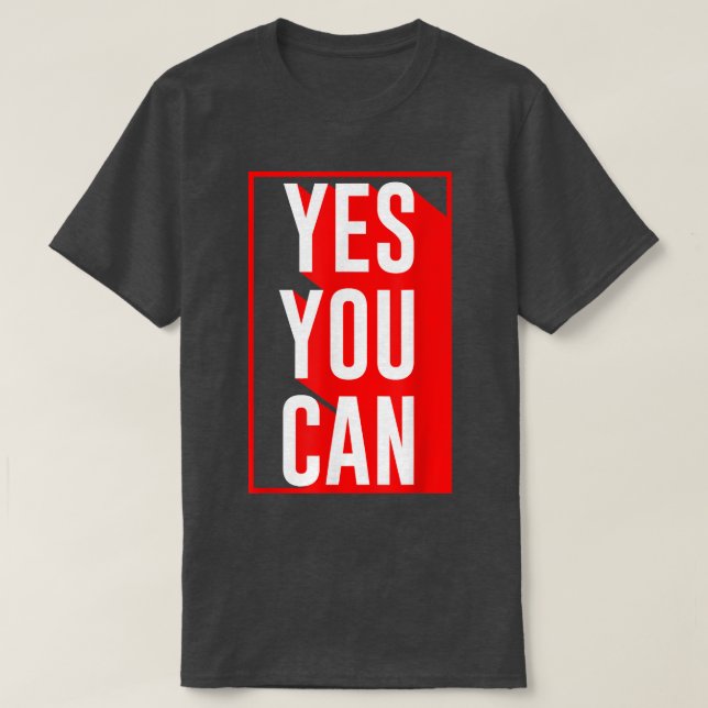 Ja, du kan flytta offertinspiration Ja, du T Shirt (Design framsida)