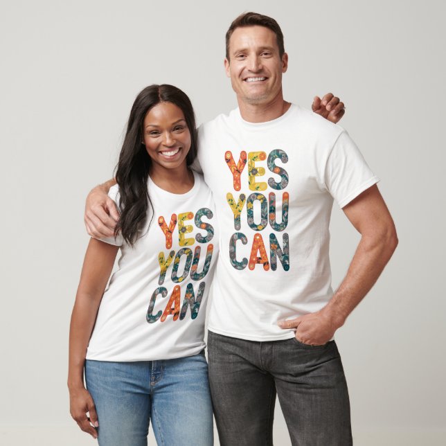 Ja, du kan t shirt (Unisex)