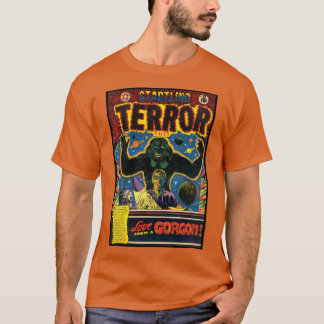 JA EN ANNAN HORROR TECKNAD BOK CVER MED UNDERBAR V T SHIRT