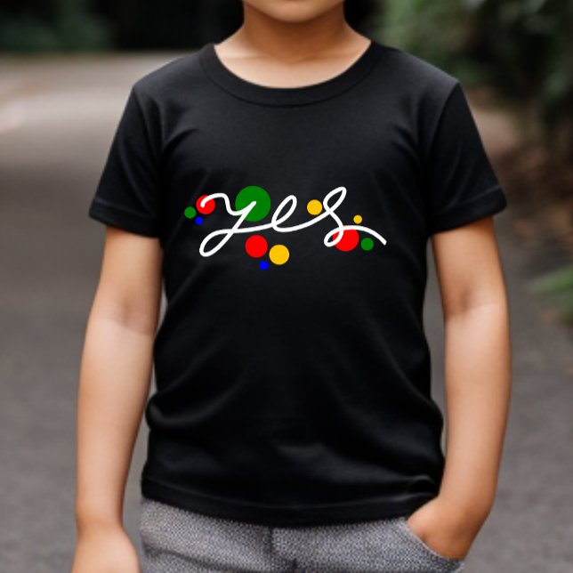 Ja - färglöst Baby T-Shirt Tee | DP7Art (Skapare uppladdad)