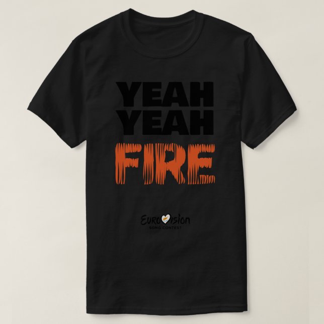 Ja, Fire - Fuego av Eleni Foureira Merchandi T Shirt (Design framsida)