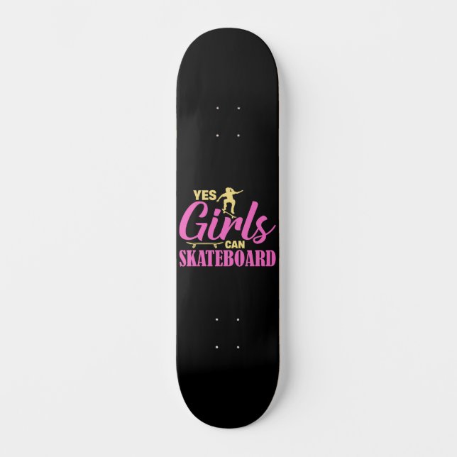 Ja, flickor kan Skateboard (Framsida)