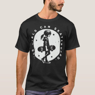 Ja, flickor kan Skateboard 1 T Shirt