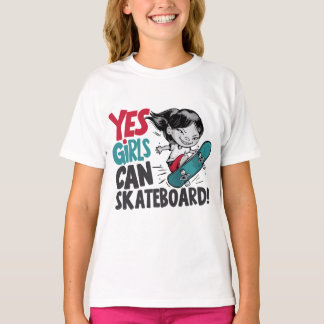 Ja, flickor kan Skateboard T Shirt