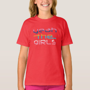 Ja, flickor med flera färgade barn t shirt