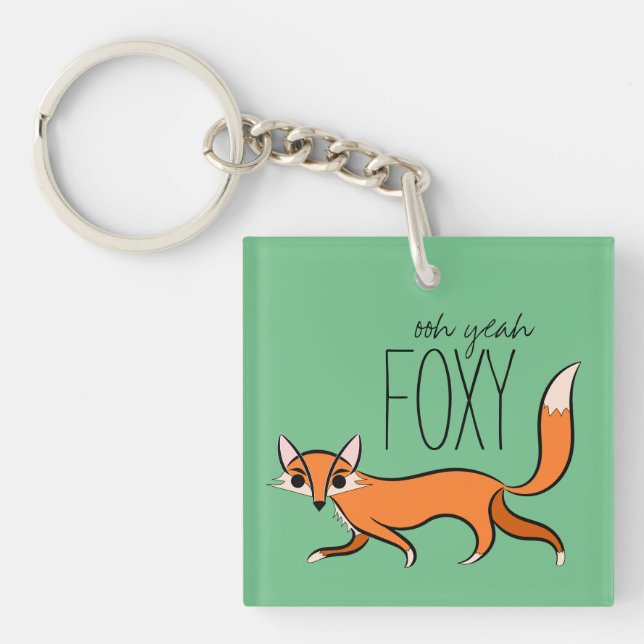 Ja Foxy Cute Fox Slogan (Framsidan)