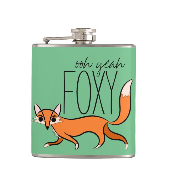 Ja Foxy Cute Fox Slogan Fickplunta (Framsidan)
