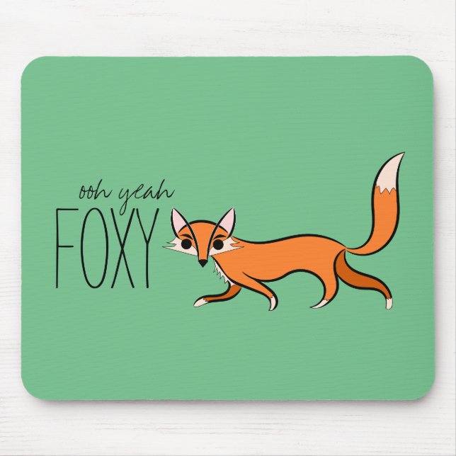 Ja Foxy Cute Fox Slogan Musmatta (Framsidan)