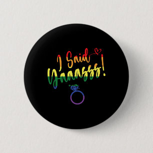 Ja, Gay Lgbtq Pride Rainbow Groom Bachelore Knapp