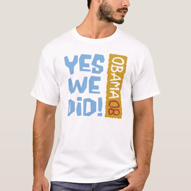 Ja gjorde vi T-tröja T-shirt (Framsida)