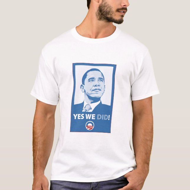 Ja gjorde vi! tee (Framsida)