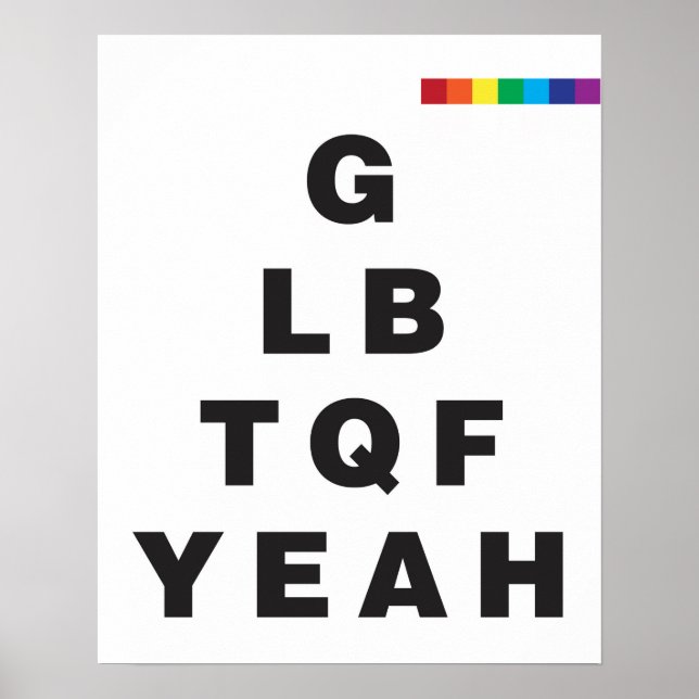 Ja, GLBTQF! Poster (Framsidan)