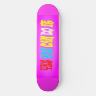 JA GÖR DET MÖJLIGT ATT UPPMUNTRA MEDDELANDEGRAFIK MINI SKATEBOARD BRÄDA 18,5 CM