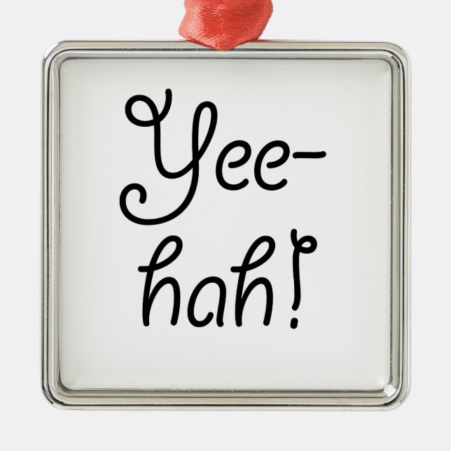 Ja-hah! Julgransprydnad Metall (Framsidan)