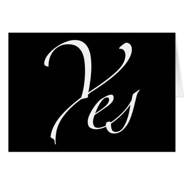 Ja Hälsningskort (Framsidan Horizontal)