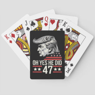 Ja, han gjorde 47 Trump 2024 Casinokort