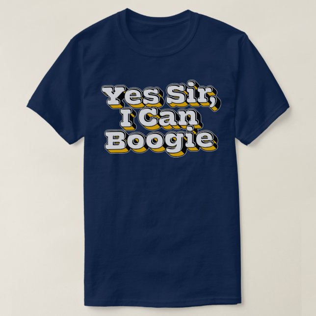Ja Herr I kan boogie T Shirt (Design framsida)