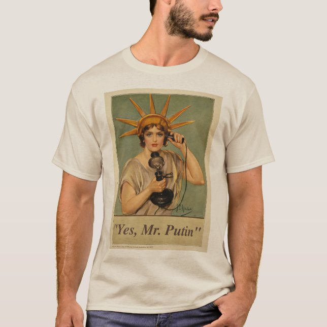 Ja Herr Putin utslagsplats T-shirt (Framsida)