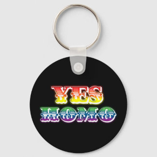 Ja, Homo Keychain Nyckelring