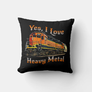 Ja I Kärlek Heavy Metall Diesel Locomotive Tåg Kudde