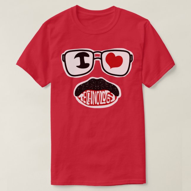 Ja I Kärlek-teknik T Shirt (Design framsida)