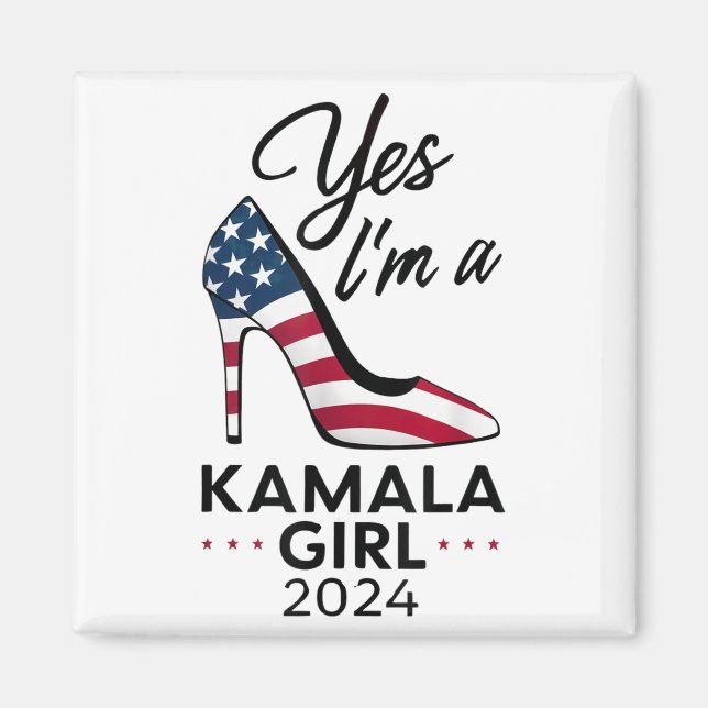 Ja Im A Kamala Girl Stilettos High Heel Harris 20 Magnet (Framsidan)
