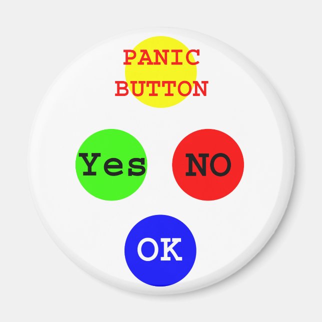 Ja, inga knappar på MUSEUM Zazzle-gåvor Magnet (Framsidan)