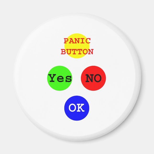 Ja, inga knappar på MUSEUM Zazzle-gåvor Magnet (Framsidan)