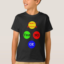 Ja, inga knappar på MUSEUM Zazzle-gåvor T-shirt