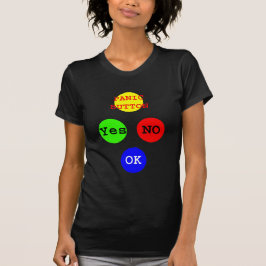 Ja, inga knappar på MUSEUM Zazzle-gåvor T Shirt