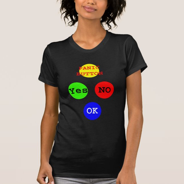 Ja, inga knappar på MUSEUM Zazzle-gåvor T Shirt (Framsida)