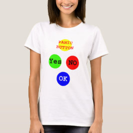 Ja, inga knappar på MUSEUM Zazzle-gåvor T-shirt