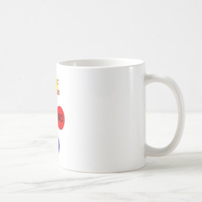 Ja inget knäppas de MUSEUMZazzle gåvorna Kaffemugg (Höger)